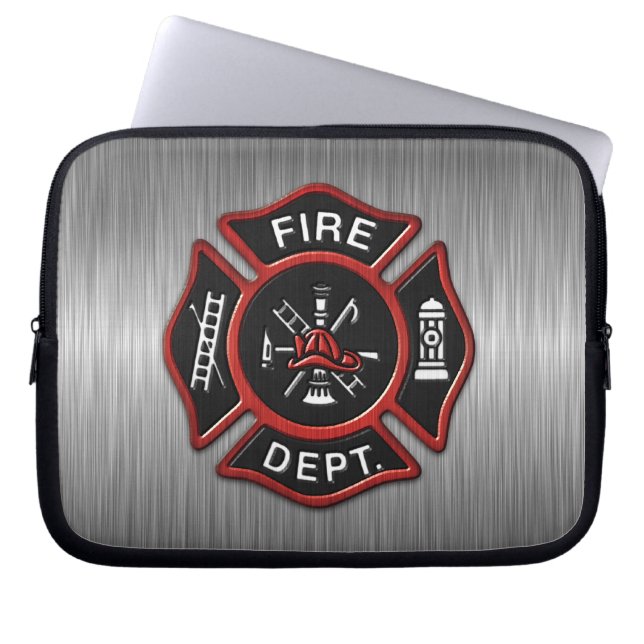 Fire Department Deluxe Laptop Sleeve (Framsidan)
