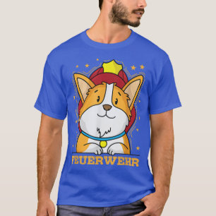 Fire Department Hund Welsh Corgi Pembroke Fire Hel T Shirt