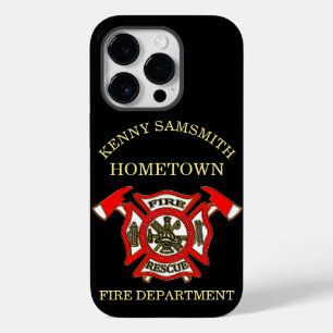 Fire Department logotyp Guld och Red Badge