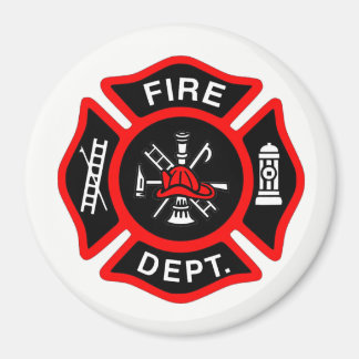Fire Department Maltese Kor Magnet