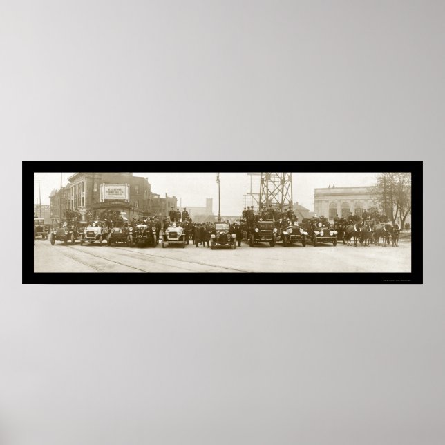 Fire Dept Niagara Photo 1921 Poster (Framsidan)