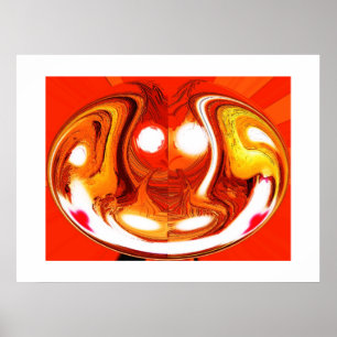 Fire djävulen art poster