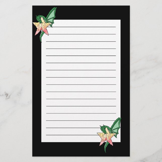 Fire Dragon Brevpapper (Framsida)