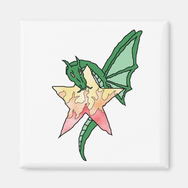 Fire Dragon Magnet (Framsidan)