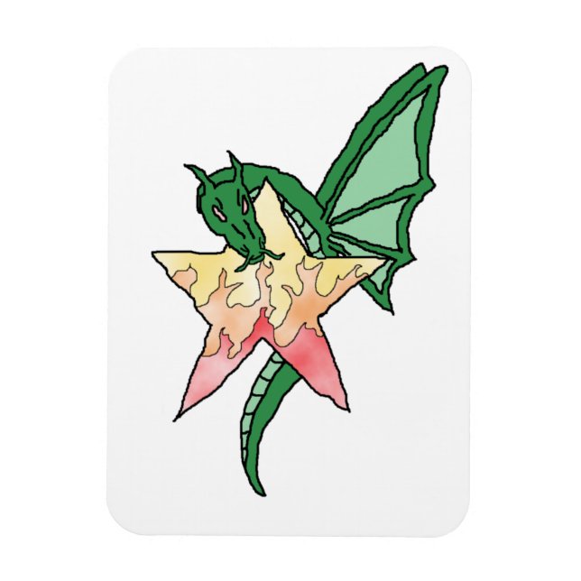 Fire Dragon Magnet (Vertikal)