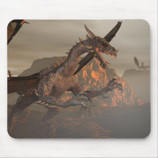 Fire Dragon Mousepad Musmatta