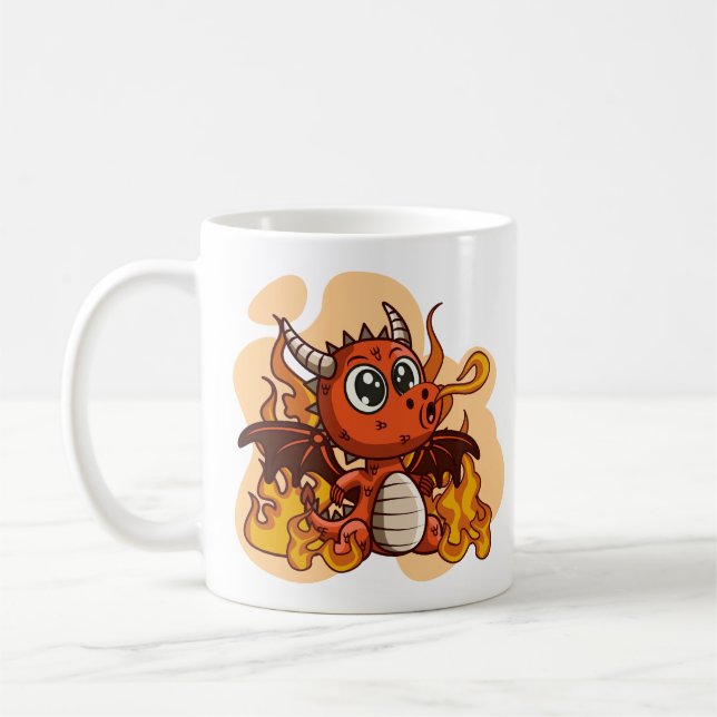 Fire Dragon Mugg (Vänster)