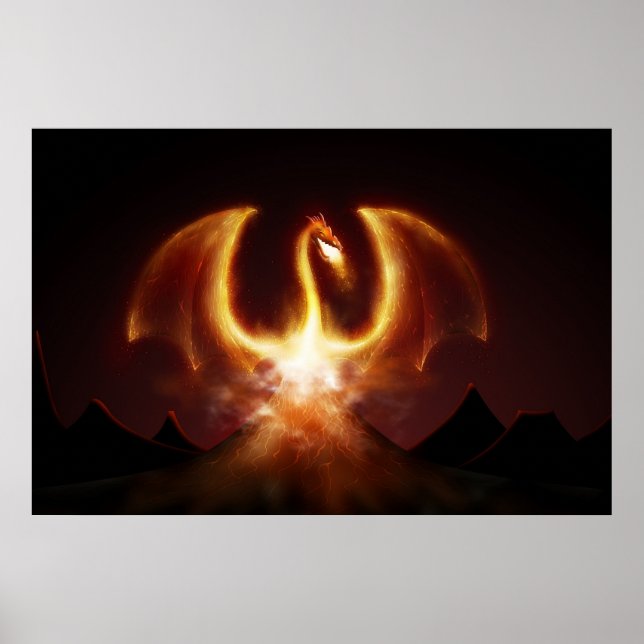 Fire Dragon Poster (Framsidan)