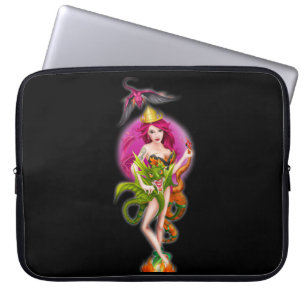Fire Dragon Princess Laptop Fodral