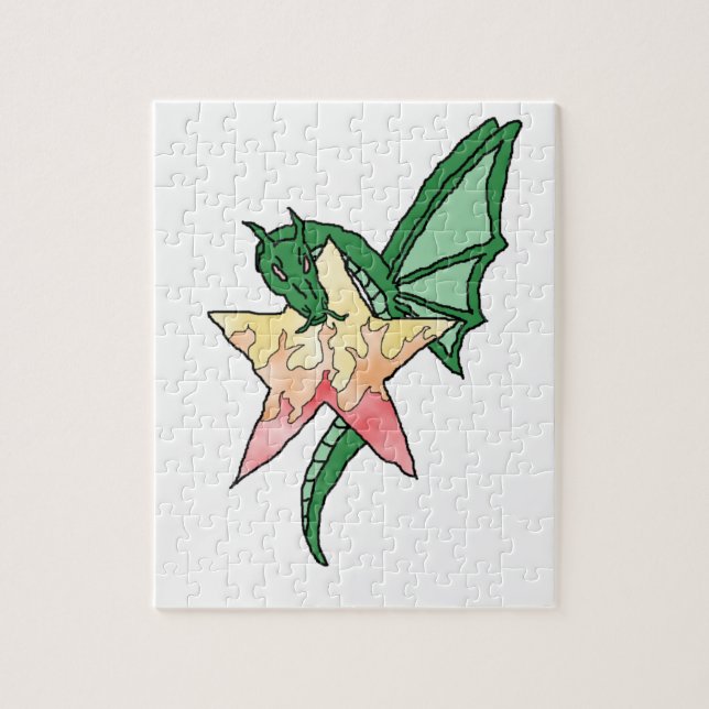 Fire Dragon Pussel (Vertikal)