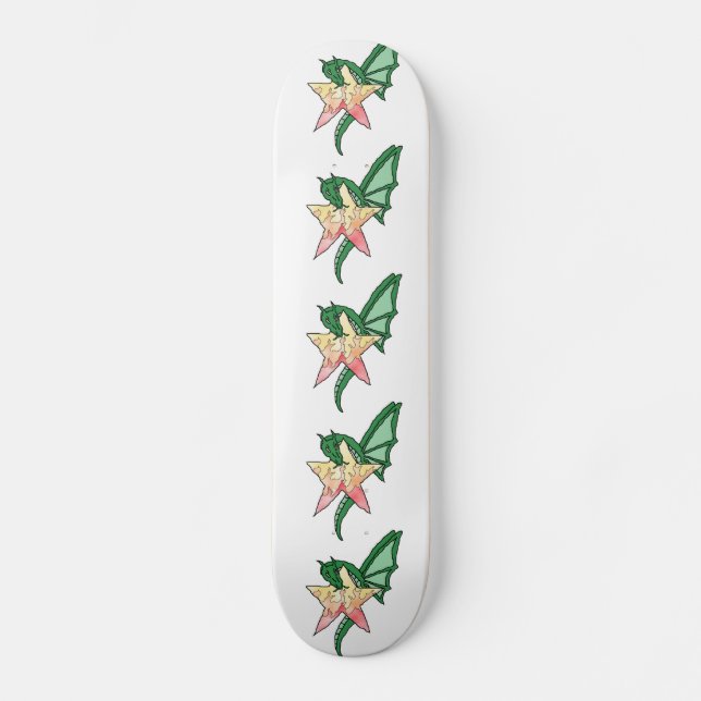 Fire Dragon Skateboard Bräda 19,5 Cm (Framsida)