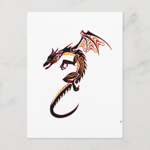 Fire Dragon Vykort