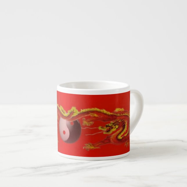 Fire Dragons Espresso Mugg Espressomugg (Framsida höger)