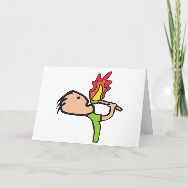 Fire Eating Kort (Framsida)