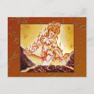 Fire Elemental Vykort