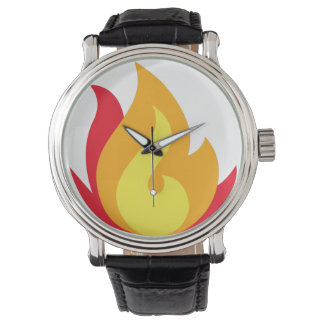 Fire Emoji Armbandsur