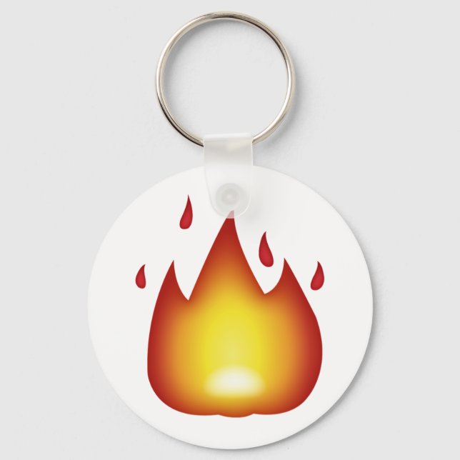 Fire - Emoji Nyckelring (Framsida)