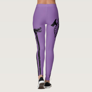 Fire-/EMSflaggaskjorta - bekymrad lila - WL2 Leggings
