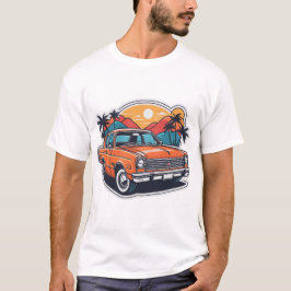Fire Engine Orange Car T Shirt