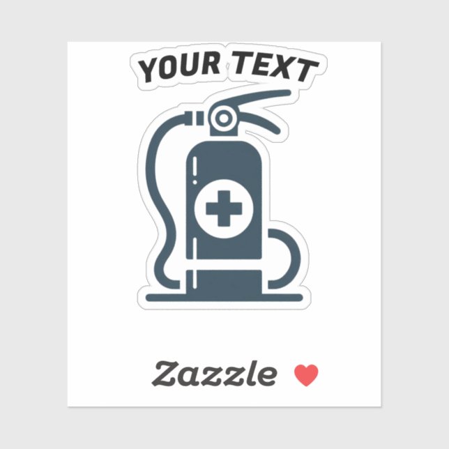 Fire Extinguisher Vinyl  Klistermärken (Ark)