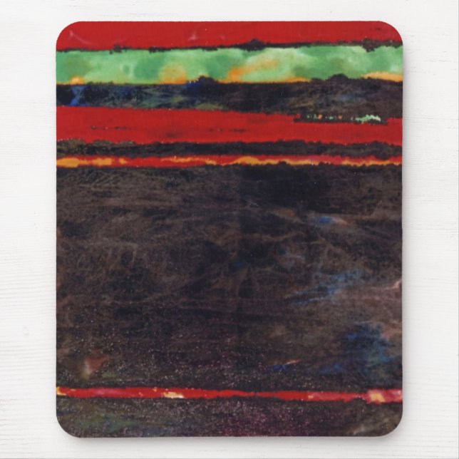 "Fire Fight" Abstract Design Mousepad Musmatta (Framsidan)