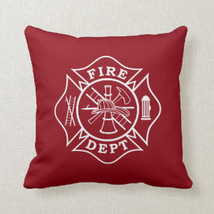 Fire Fighter (brandbekämpning) Maltesisk Kor Deko Kudde