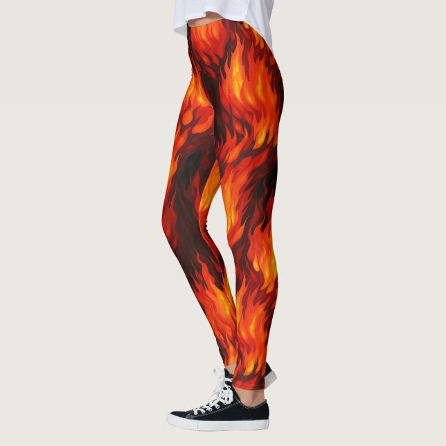 Fire Flame Leggings (Vänster)