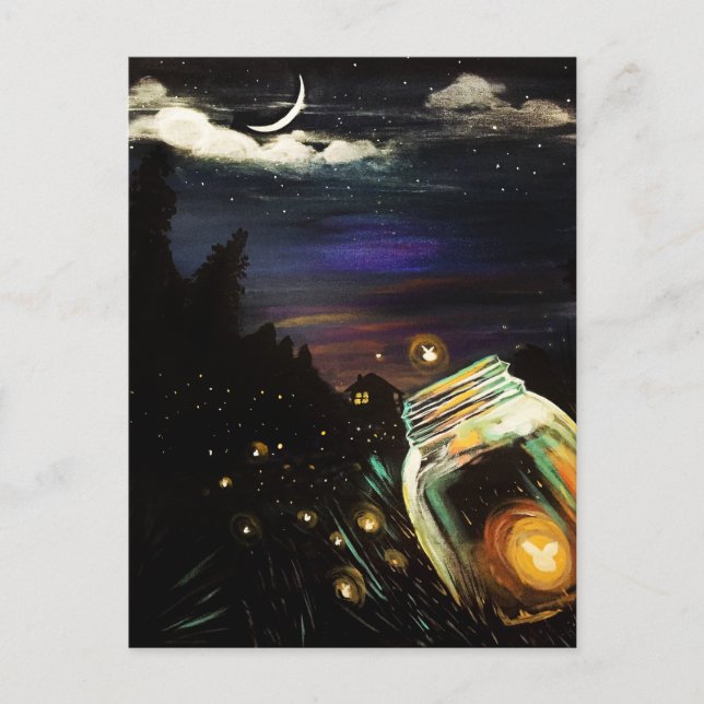 Fire Fly Himlar Vykort (Framsida)