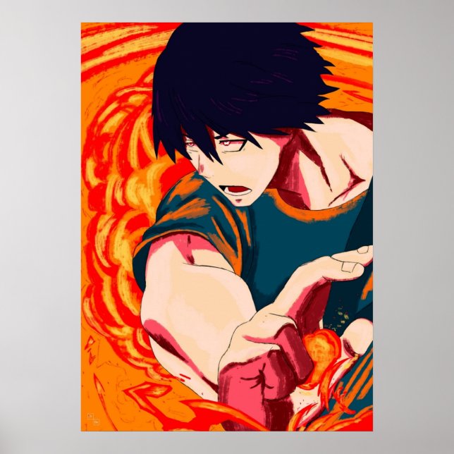 Fire Force Benimaru Shinmon Poster (Framsidan)