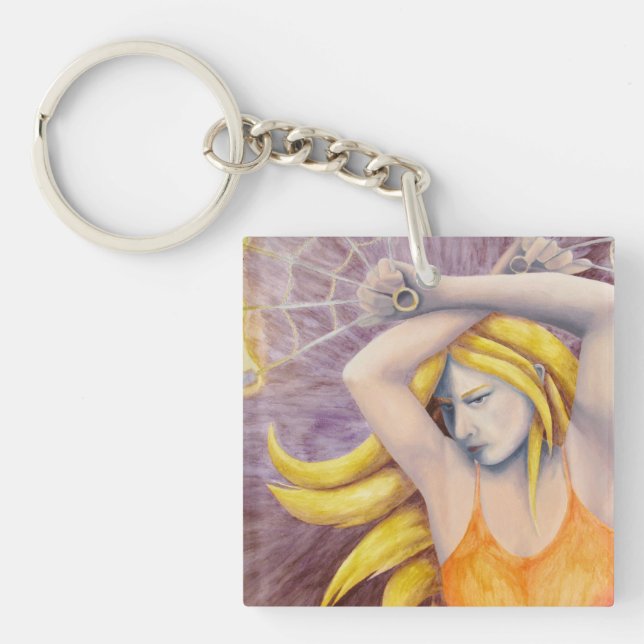 Fire Goddess Dancing Keychain (Framsidan)