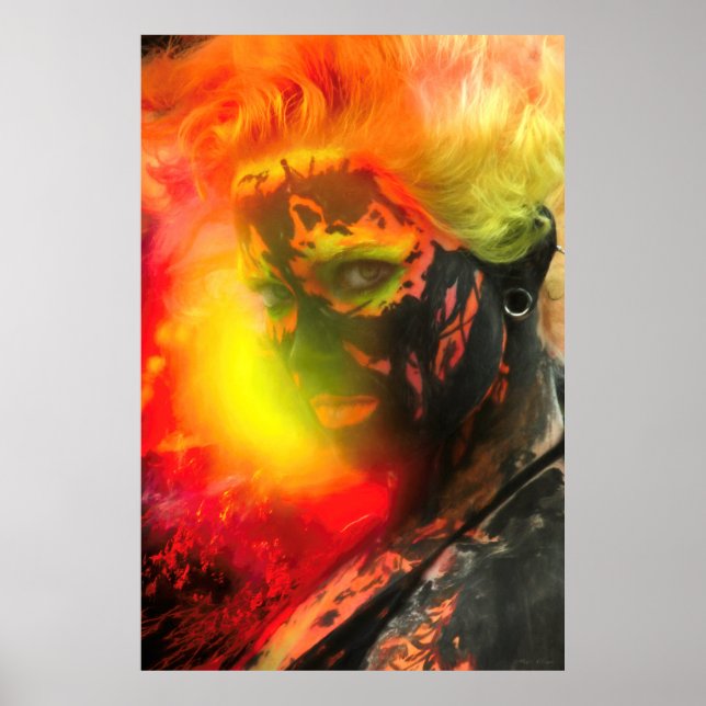 Fire Goddess PELE Poster (Framsidan)