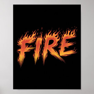 Fire Halloween Costume Fire Ice Matching Par Poster
