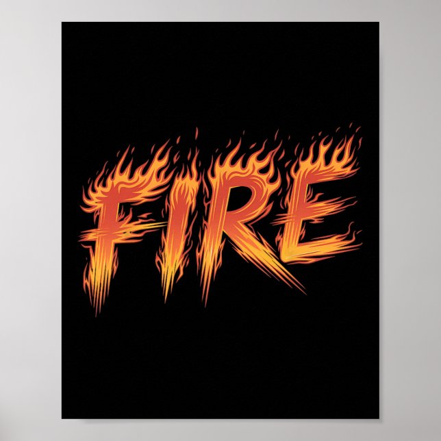 Fire Halloween Costume Fire Ice Matching Par Poster (Framsidan)