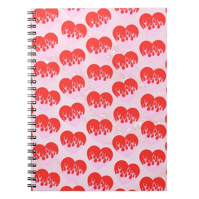 Fire Heart Anteckningsbok (Framsidan)