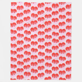 Fire Heart Fleecefilt