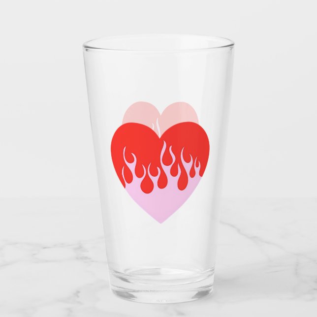 Fire Heart Glaskopp (Framsida)