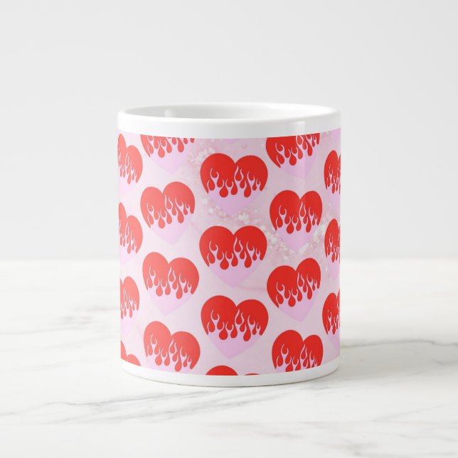 Fire Heart Jumbo Mugg (Framsidan)