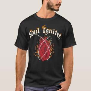 Fire Heart Soul Ignites Sten T Shirt