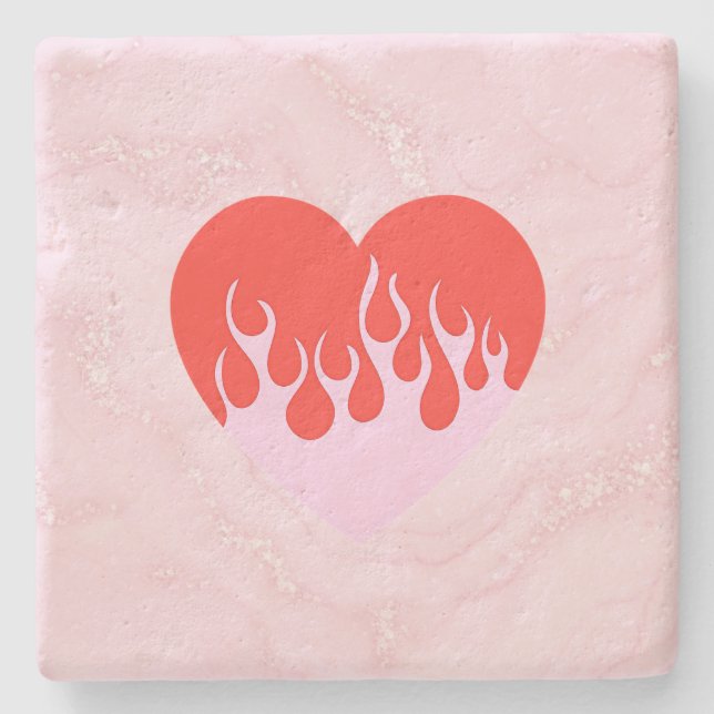 Fire Heart Stenunderlägg (Framsidan)