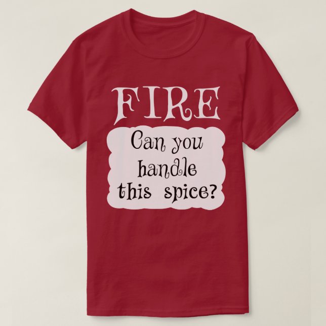 FIRE Hett Packet Halloween Taco Costume T Shirt (Design framsida)