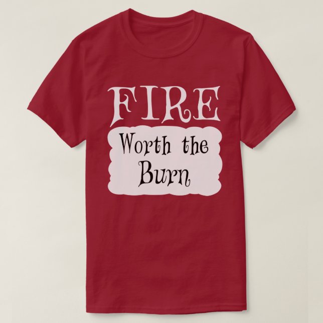 FIRE Hett Packet Halloween Taco Costume T Shirt (Design framsida)