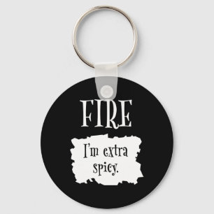 Fire Hett Packet Halloween Taco I är Extra Spicy C Nyckelring