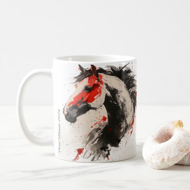 Fire Horse 2026 — Lumina & Ash Signature Mug Kaffemugg (Med munk)