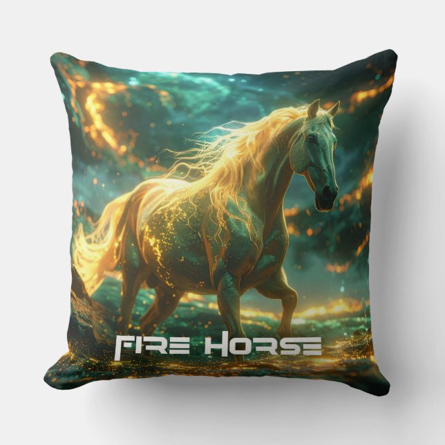 FIRE HORSE - CHINESE ZODIAC -  KUDDE (Framsida)