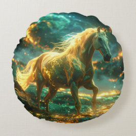 FIRE HORSE - CHINESE ZODIAC -  RUND KUDDE