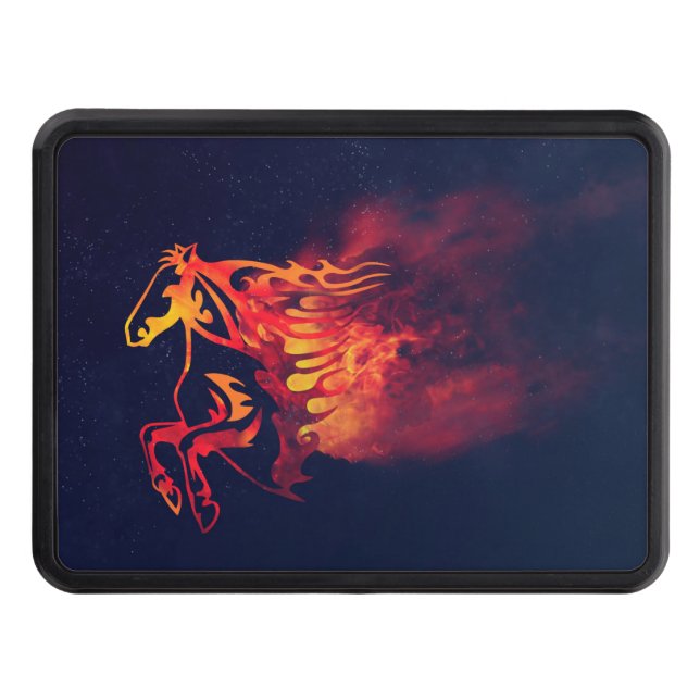 Fire Horse Hitch Cover Dragkroksskydd (Framsidan)