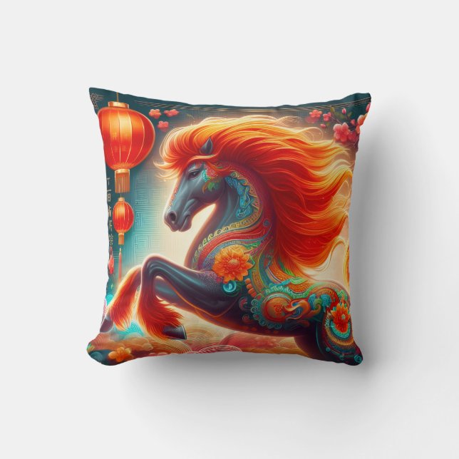 Fire Horse Kudde (Framsida)