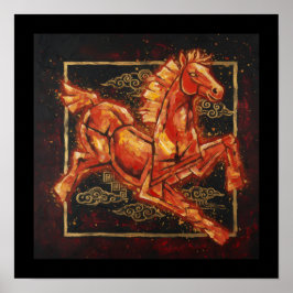 Fire Horse Poster