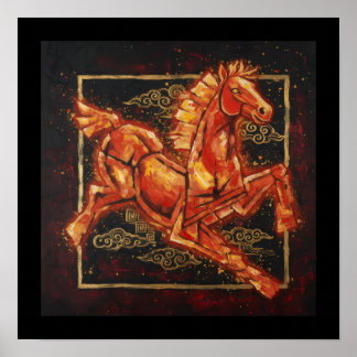 Fire Horse Poster