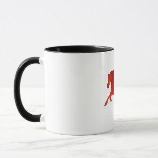 Fire horse Sticker Mugg